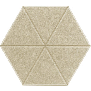 JARDEON Hexagon 3D Acoustic Panels Line Carving Exclusive Design Sound Proof Padding Decorative Wall Tiles, 14'' X 13'' X 0.4''