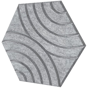 Panneaux acoustiques hexagonaux enveloppés de tissu - Acoustic absorbeHe