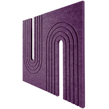 Load image into Gallery viewer, Jardeon® 3D U-Shaped Hollow Self Adhevise Acoustic Panels Sound Proof Padding, 16 X 12 X 0.4 Inches High Density Sound Proof Foam Panels Used in Home &amp; Offices 6 Pack